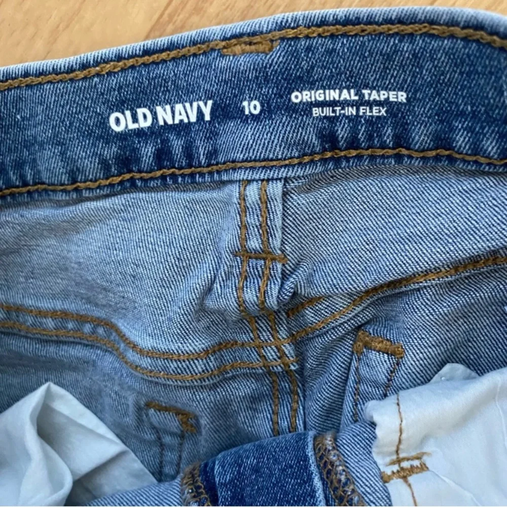 OLD NAVY Boys Stonewashed Blue Jeans Size 10
